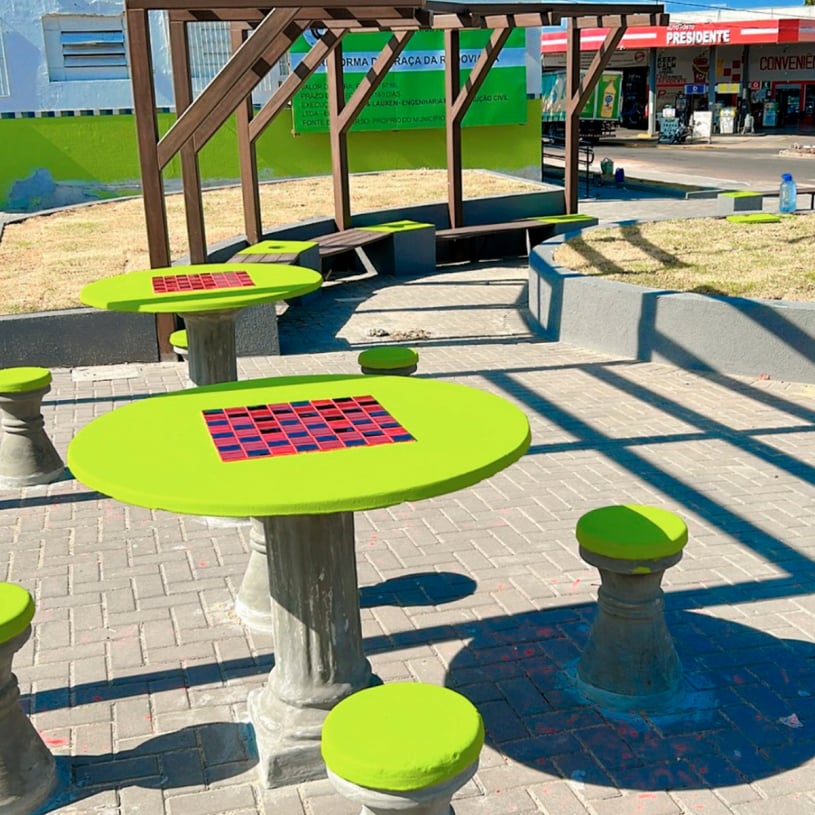 Obra Concluída da reforma da Praça da Rodoviária