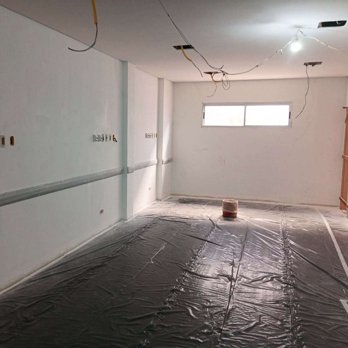 Pam de Astorga: Andamento obra de construção do PAM