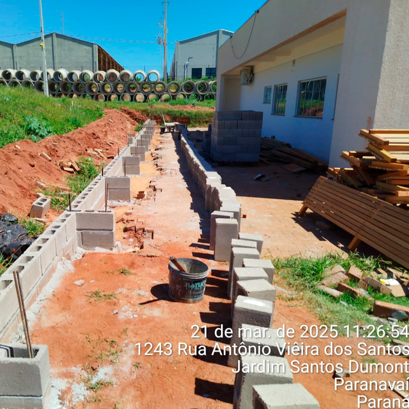 Casa do Produtor de Paranavaí: Construção Iniciada.