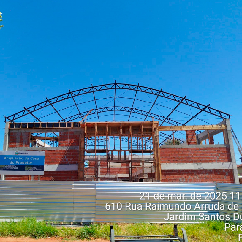 Casa do Produtor de Paranavaí: Construção Iniciada.