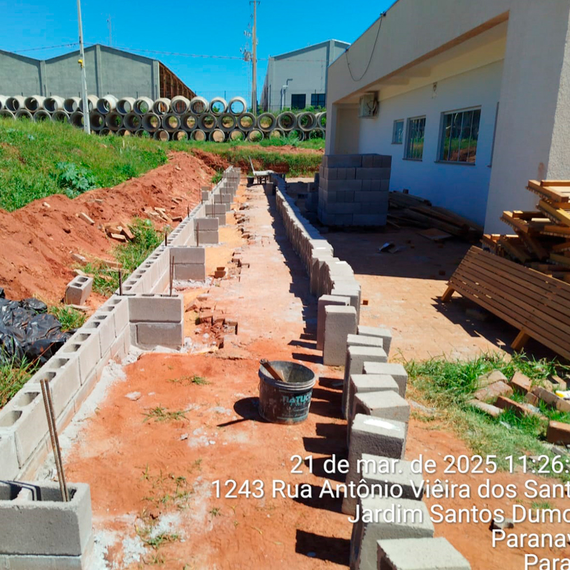 Casa do Produtor de Paranavaí: Construção Iniciada.