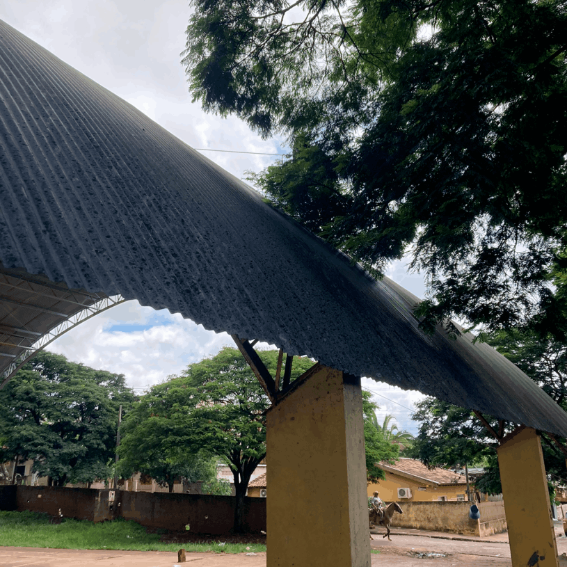 Obra de Construção da Quadra Poliesportiva Jardim Cairi