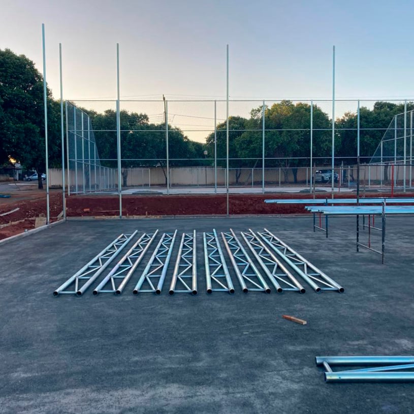 Término da Obra do Complexo Esportivo na Cidade de Flórida