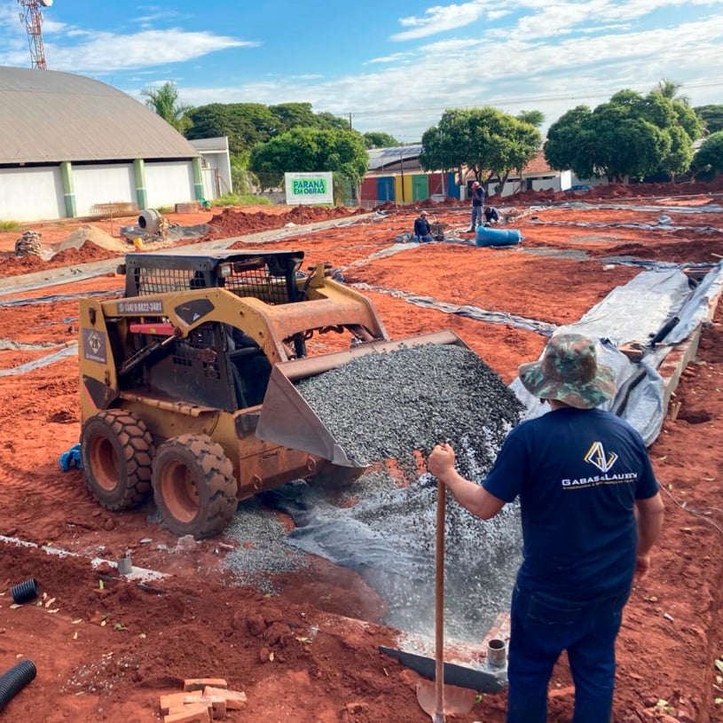 Início da Obra do Complexo Esportivo na Cidade de Flórida