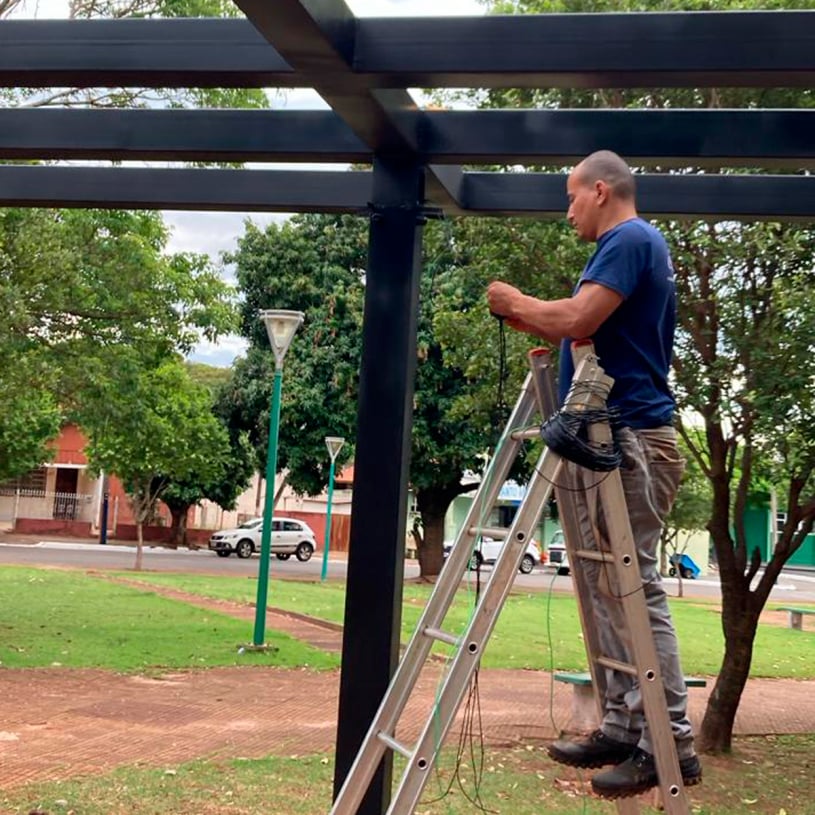 Obra do Pergolado na Cidade de Flórida