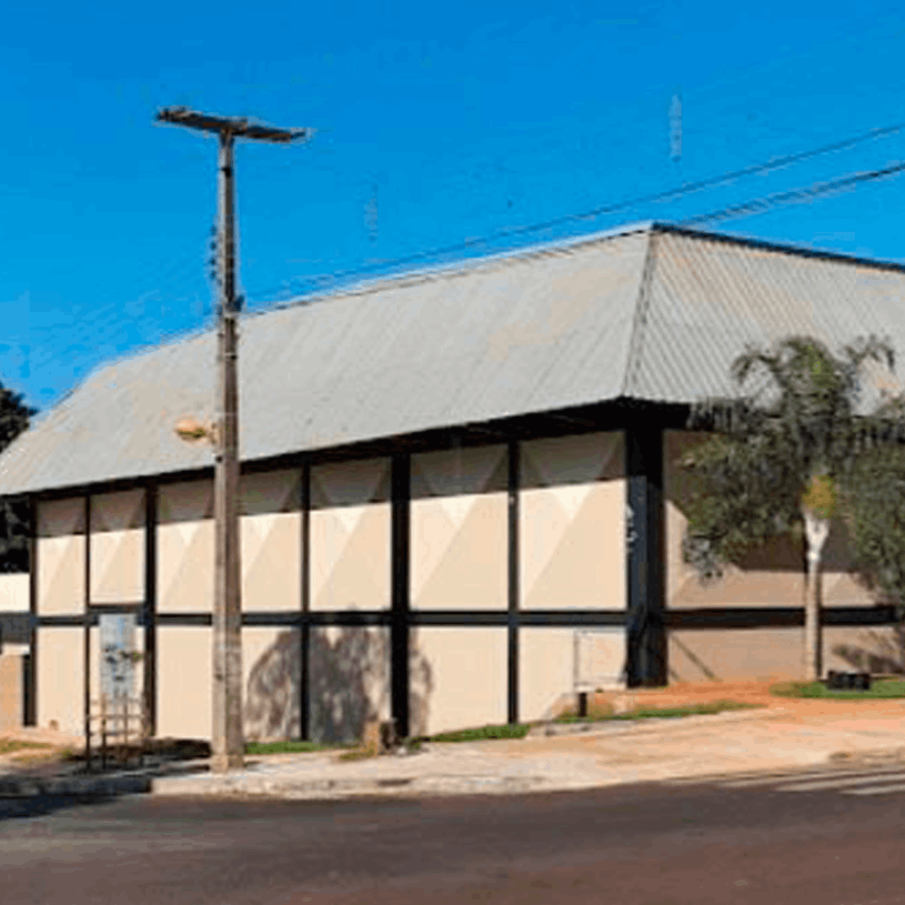 Obras no Ginásio de Esportes - Nelson de Jesus Canato.