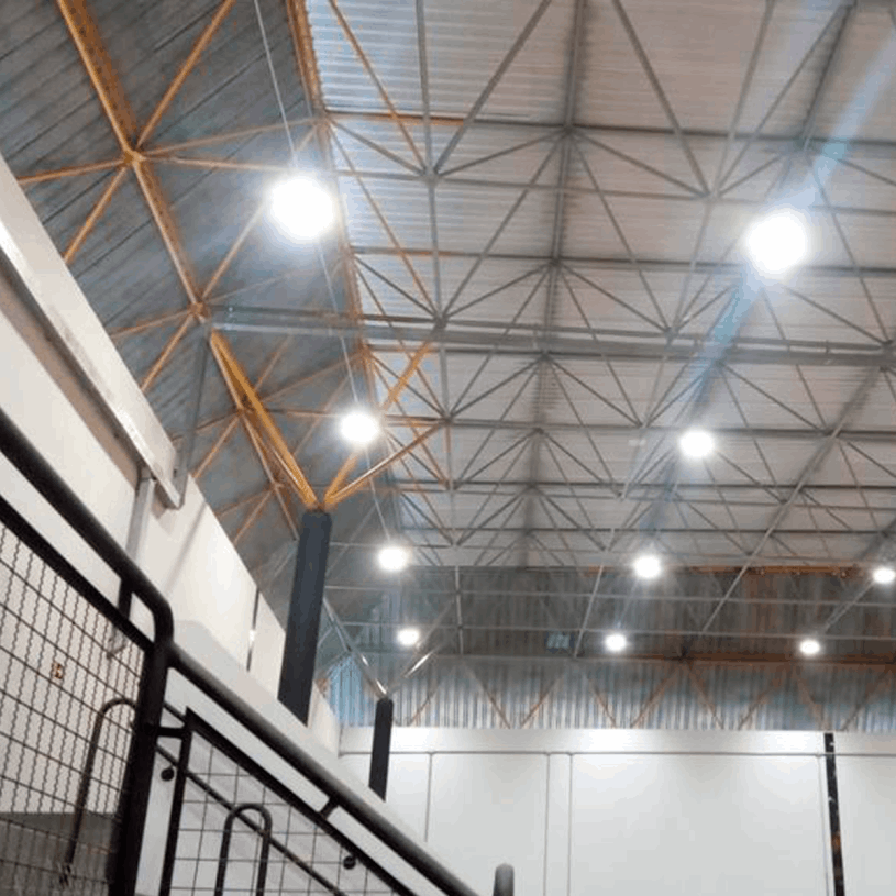 Obras no Ginásio de Esportes - Nelson de Jesus Canato.