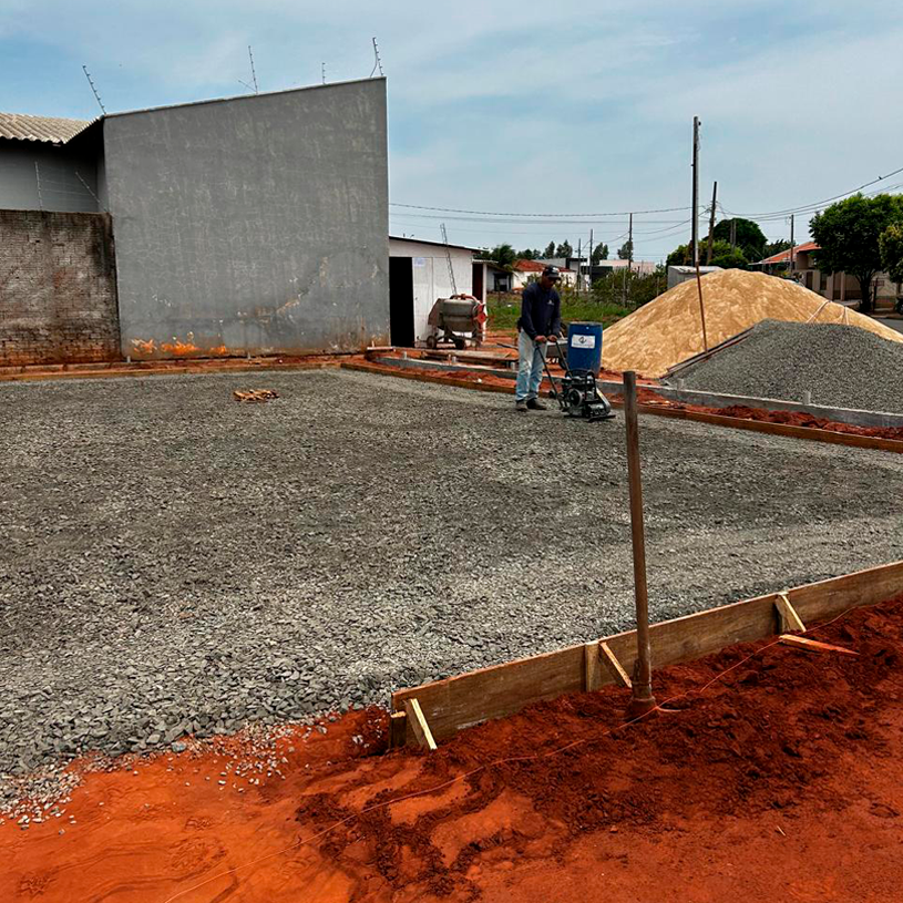 Início das Obras do Meu Campinho em Terra Rica