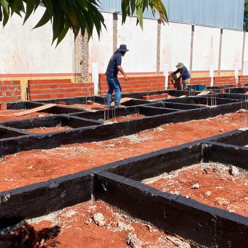 Obra de ampliação da Unidade Básica de Saúde Pedro Estércio